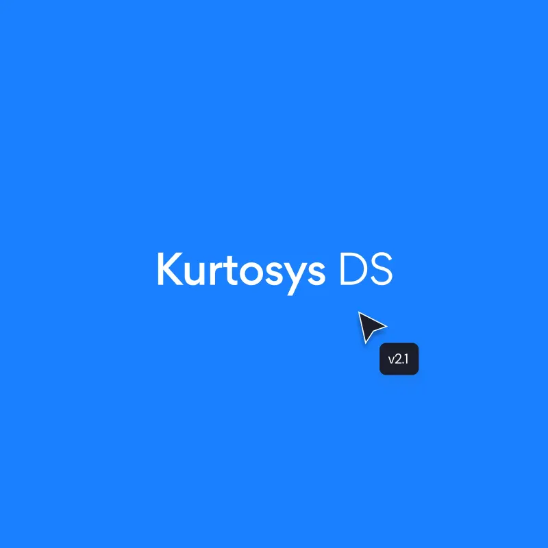 Kurtosys Design System cover.