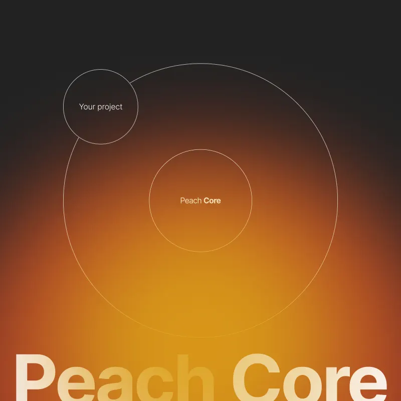 Peach Core design system