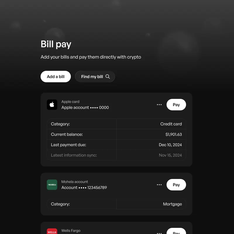 Bill Pay